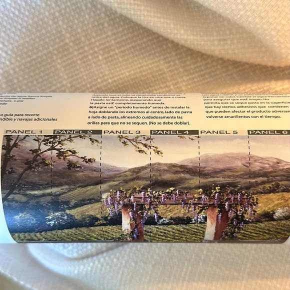 Tuscan garden wall mural wallpaper, art Parkview wall coverings vineyard Italy - Picture 6 of 11